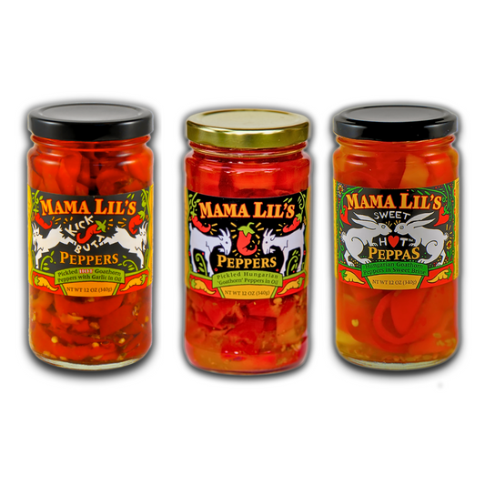 Mama Lil's Pickled Pepper Variety - 12oz.