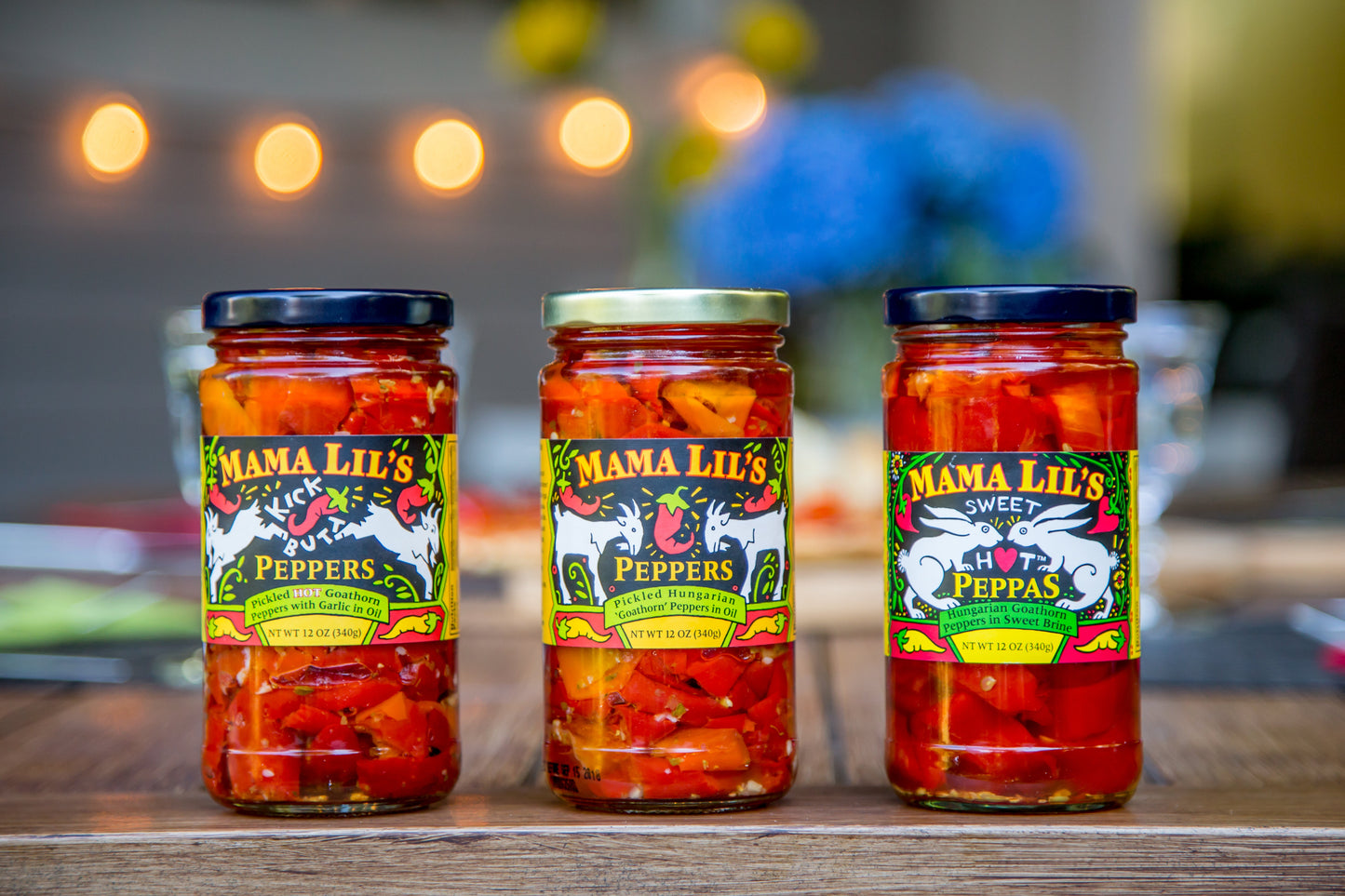 Mama Lil's Pickled Peppers and Fine Condiments - Gourmet, Sweet, Hot and Mildly Spicy Pickled Peppers, Bread and Butter Pickle and Pepper Relish, Peppa Lilli Mustard, Pickled Asparagus and Green Beans For Sale Online. Product of the USA - Retail and Wholesale - Domestic and International Shipping Available