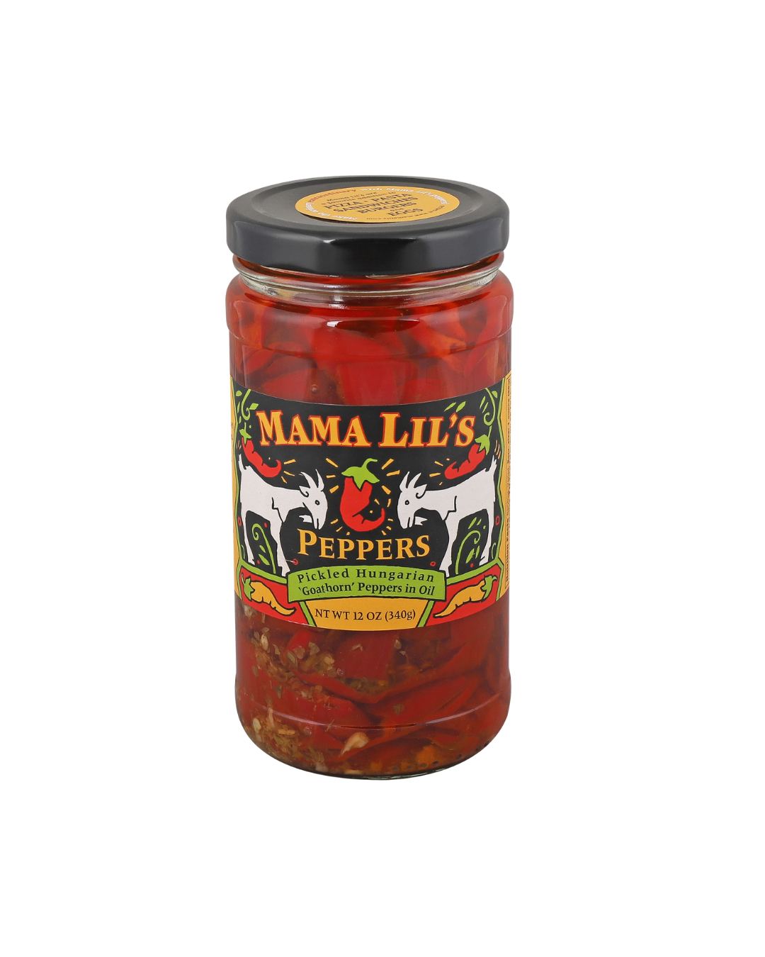 Mama Lil's Mildly Spicy Peppers in Oil (Original) - 12oz.