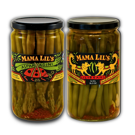 Mama Lil's Pickled Asparagini & Green Bean Variety Pack - 26.5oz