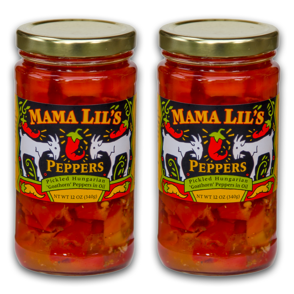 Mama Lil's Mildly Spicy Peppers in Oil (Original) - 12oz.