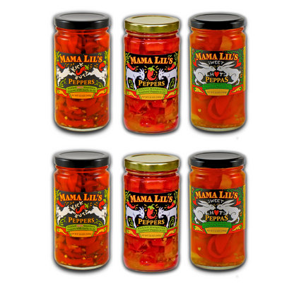 Mama Lil's Pickled Pepper Variety - 12oz.