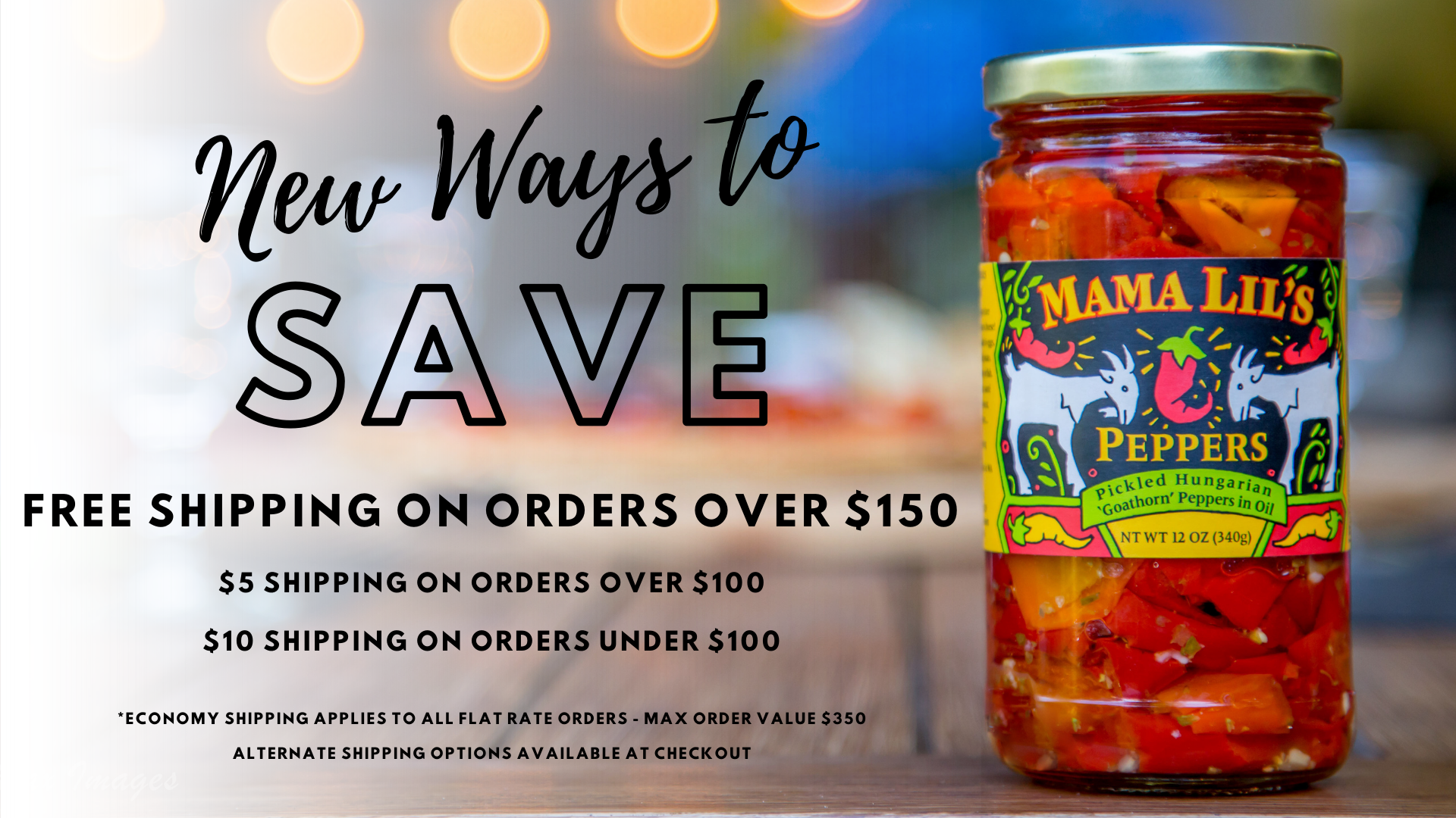 Mama Lil's peppers new ways to save on shipping