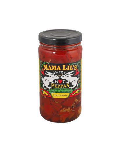 Mama Lil's Sweet Hot Pickled Peppers - 12oz.