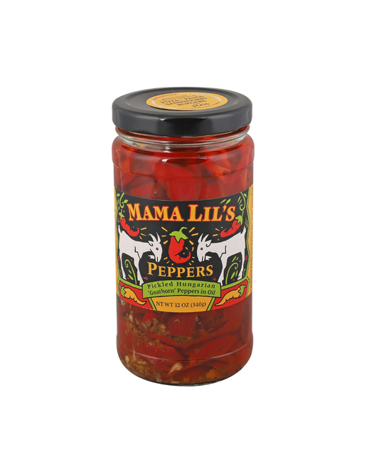 Mama Lil's Mildly Spicy Peppers in Oil (Original) - 12oz.