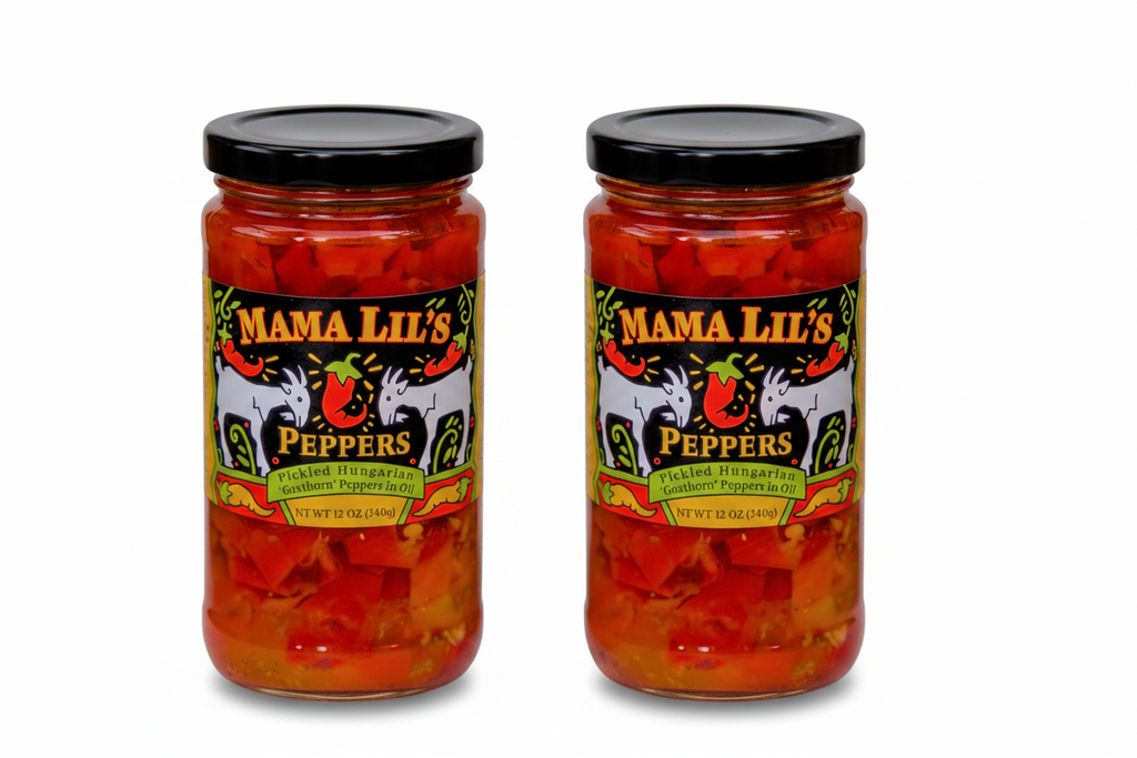 Mama Lils Mildly Spicy Peppers in Oil (Original) - 12oz. - 2-Pack