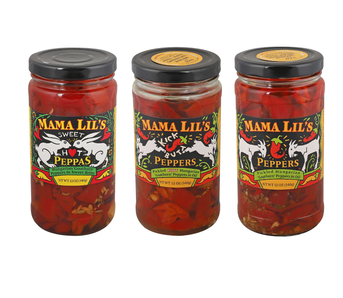 Mama Lil's Pickled Pepper Variety - 12oz.