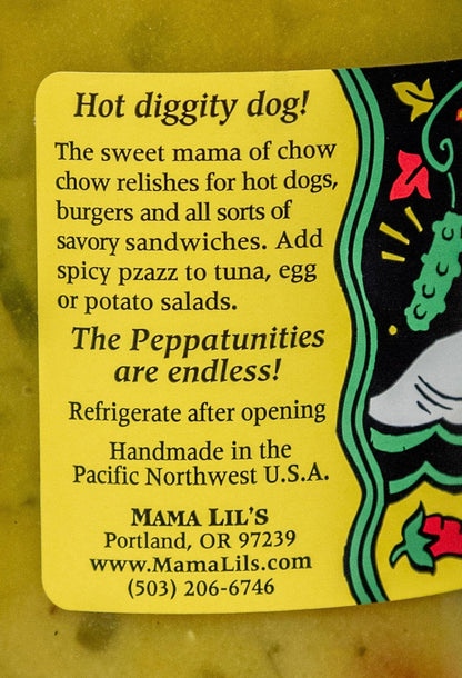 Mama Lil's PeppaLilli Mustard Pickle Relish - 12oz. 2-pack