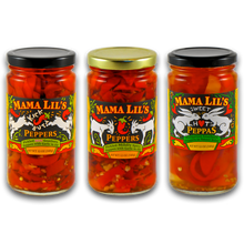 Load image into Gallery viewer, Mama Lil&#39;s Pickled Peppers Variety - 12oz. 6-pack