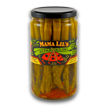 Load image into Gallery viewer, Mama Lil&#39;s Pickled Asparagini - 26.5oz. 6-pack