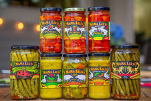 Load image into Gallery viewer, Mama Lil&#39;s Pickled Peppers and Fine Condiments  - Gourmet, Sweet, Hot and Mildly Spicy Pickled Peppers, Bread and Butter Pickle and Pepper Relish, Peppa Lilli Mustard, Pickled Asparagus and Green Beans For Sale Online.  Product of the USA - Retail and Wholesale - Domestic and International Shipping Available